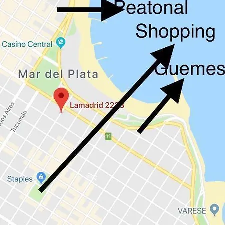 Rincon Billinghurst En Mdq, Departamento A 150 Ms Del Mar, 2 Dormitorios, Capacidad 7 Personas, Solo Familias, Con Balcon Y Patio, En Lamadrid 2238 Mar Del Plata Exterior photo